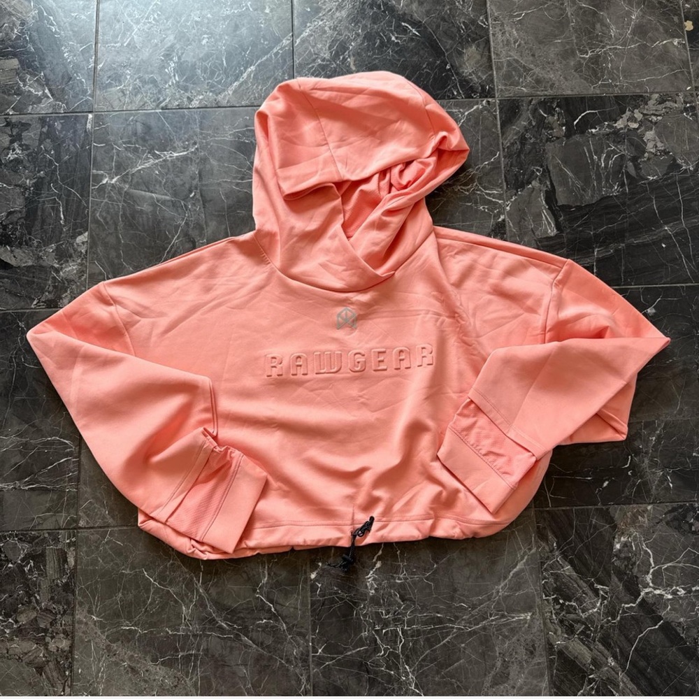 RAWGEAR Coral Cropped Hoodie – Size M